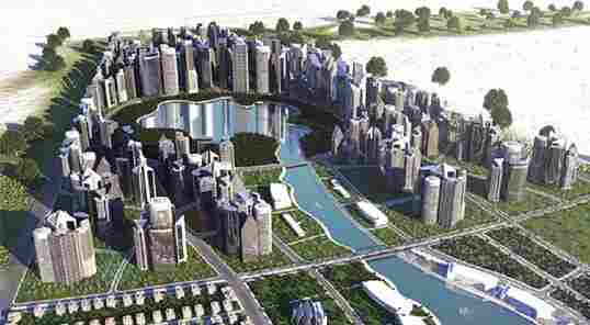 مخطط مشروع مدينة واحة اكتوبر الجديدة المزمع بناءها بتكلفة 150 مليار جنيه