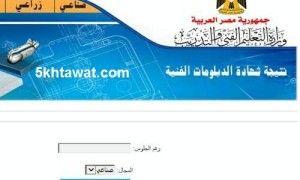 نتيجة الدبلومات الفنية 2016 ولينك موقع البوابة المصرية للتعليم الفني استعلم برقم الجلوس